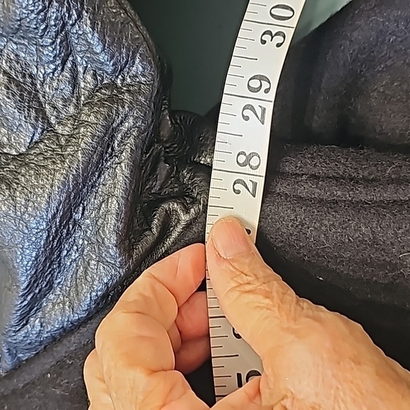 Rottweiler motercycl bomber 100 % leather wool mens MEDIUM jacket. EXC… - Picture 16 of 16